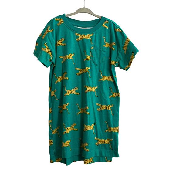 Hanna Andersson Other - Hanna Andersson Cheetah T-Shirt Dress